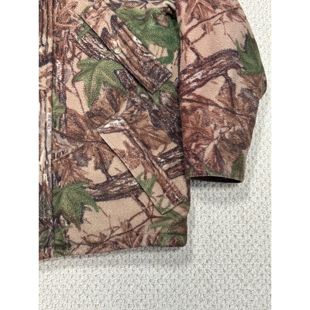 Vtg Cabelas Whitetail Clothing Jacket Mens M Camo Goretex Fleece Hooded Coat USA - Picture 15 of 16